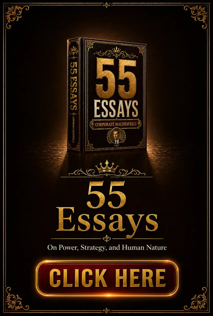 55 Essays by Corporate Machiavelli on Amazon
