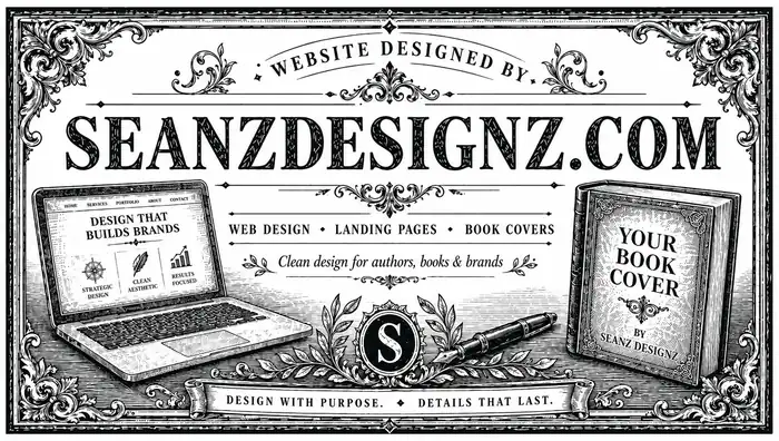 Website and book design by Seanzdesignz